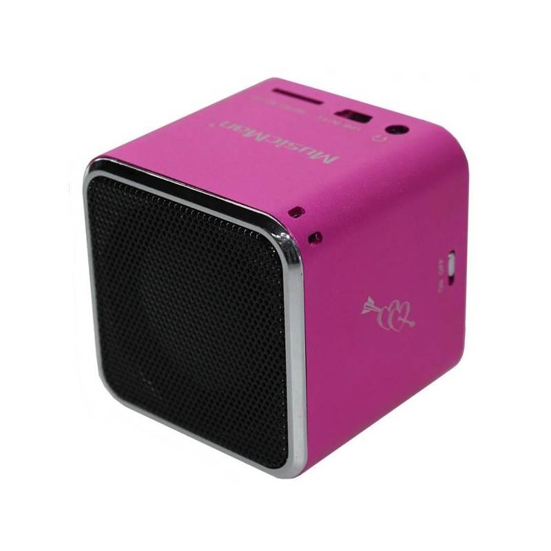 Přenosný reproduktor Technaxx Mini MusicMan (3531) růžové, přenosný, reproduktor, technaxx, mini, musicman, 3531, růžové