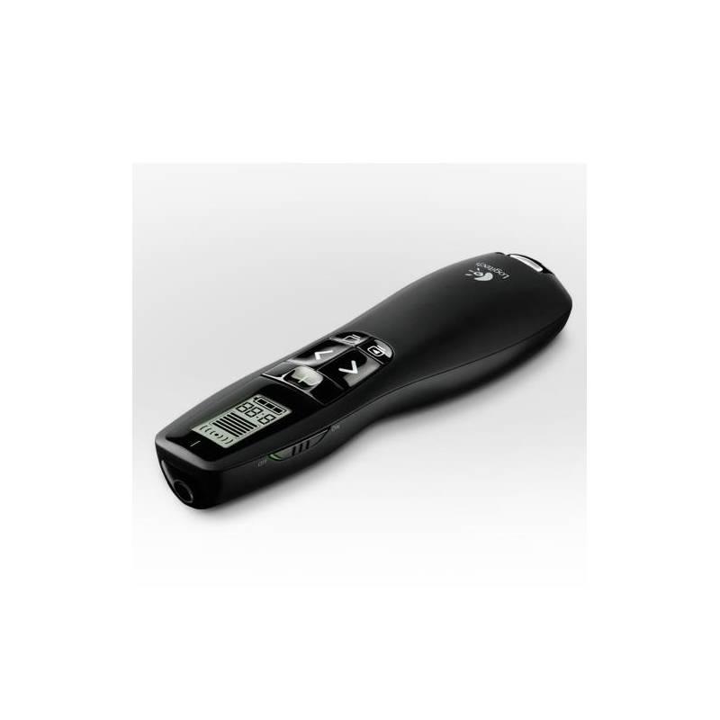 Prezentér Logitech Wireless R700 (910-003507) černý, prezentér, logitech, wireless, r700, 910-003507, černý