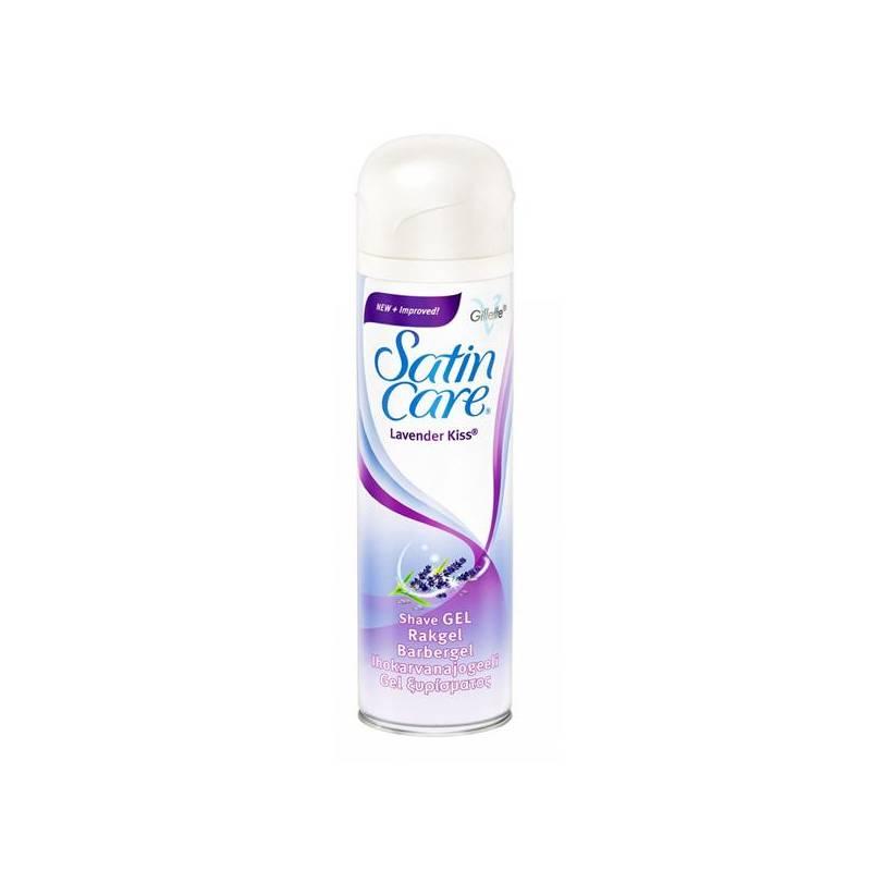 Přípravky na holení Gillette Satin Care 200ml Lavender Kiss, přípravky, holení, gillette, satin, care, 200ml, lavender, kiss