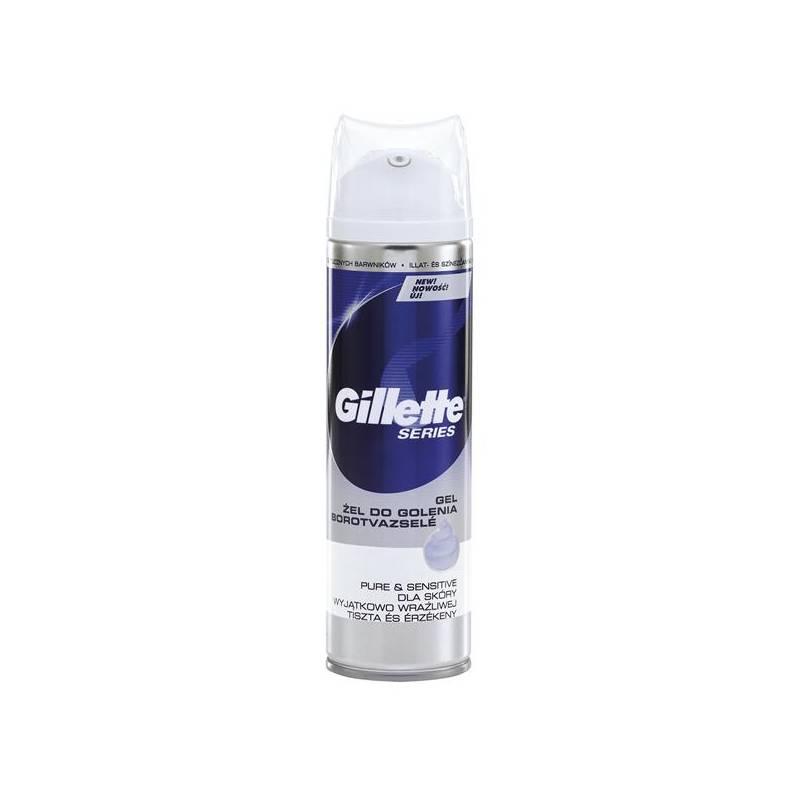 Přípravky na holení Gillette Series Pure & Sensitive 200ml, přípravky, holení, gillette, series, pure, sensitive, 200ml