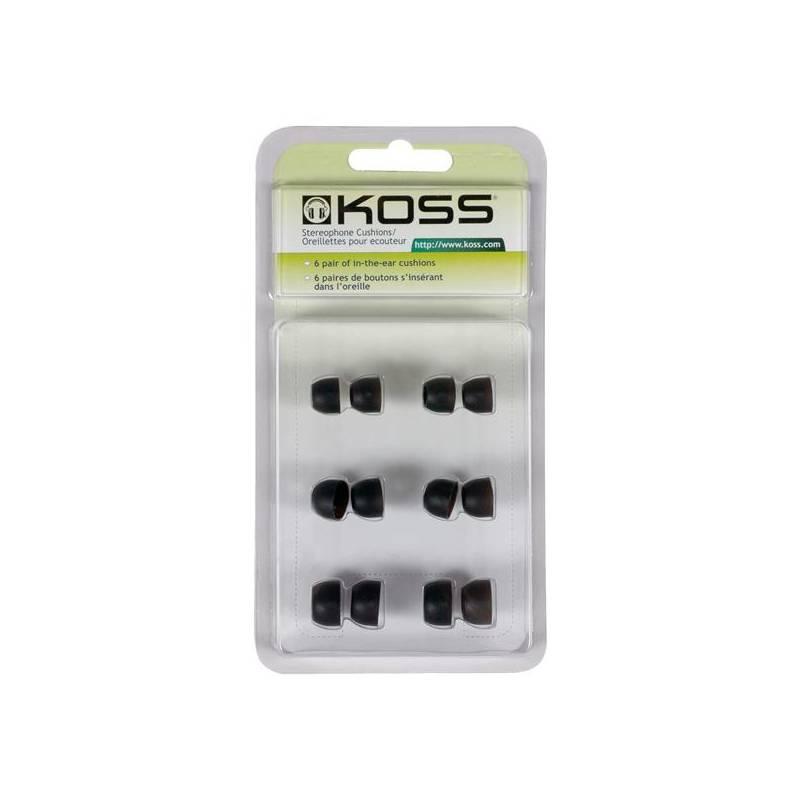 Příslušenství Koss SILICON CUSH černé, příslušenství, koss, silicon, cush, černé