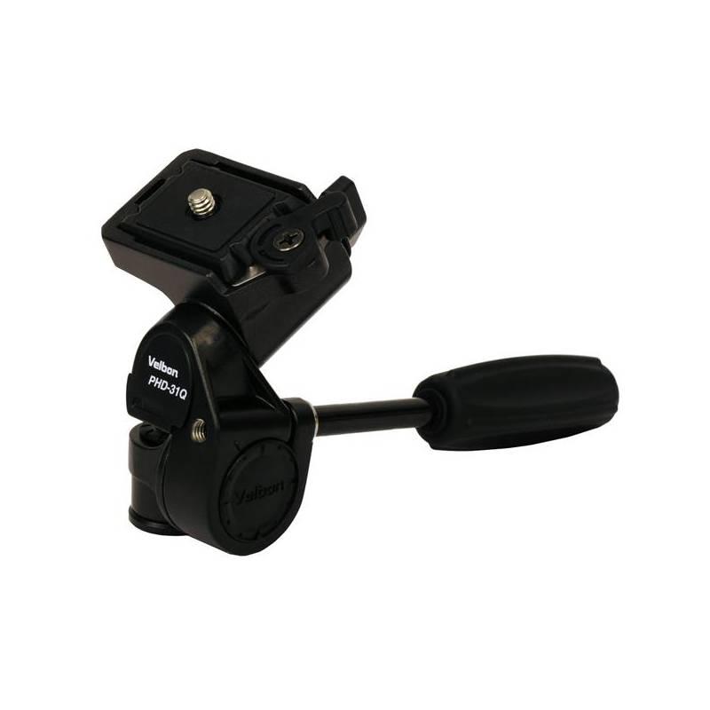Příslušenství pro fotoaparáty  Velbon PHD-31Q černé, příslušenství, pro, fotoaparáty, velbon, phd-31q, černé