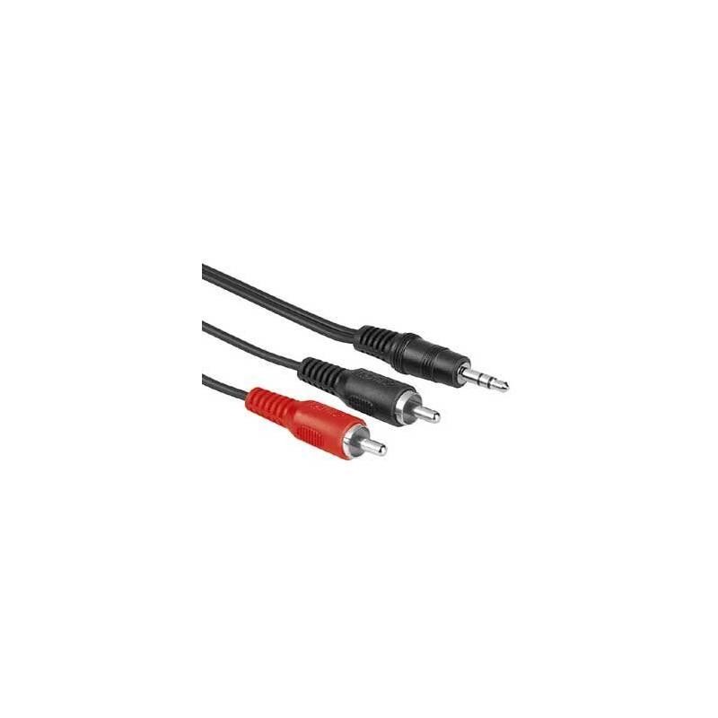 Propojovací kabel Hama 3.5mm - 2x Cinch, 2m (43333), propojovací, kabel, hama, 5mm, cinch, 43333