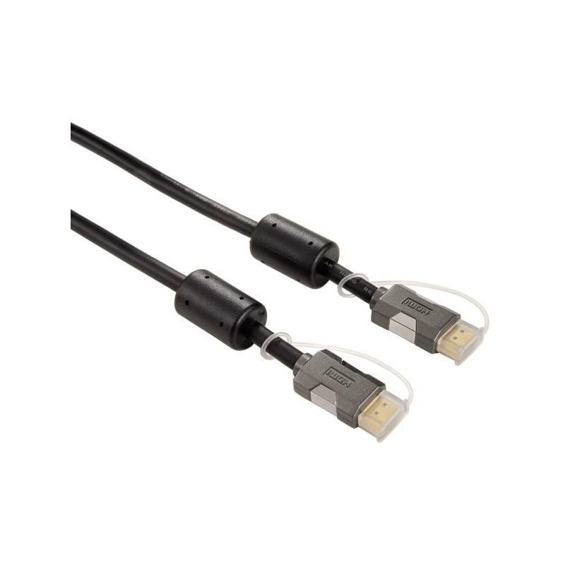Propojovací kabel Hama HDMI vidlice - HDMI vidlice 1.5 m (11961) černý, propojovací, kabel, hama, hdmi, vidlice, 11961, černý