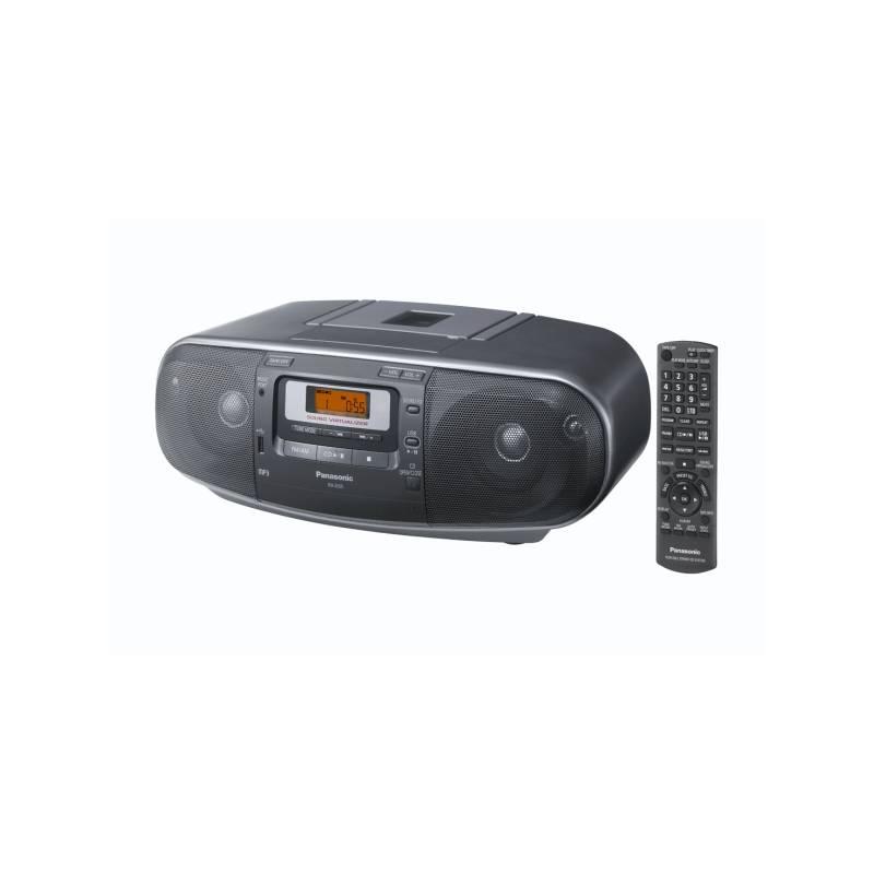 Radiomagnetofon s CD Panasonic RX-D55AEG-K, s CD/MP3, radiomagnetofon, panasonic, rx-d55aeg-k, mp3