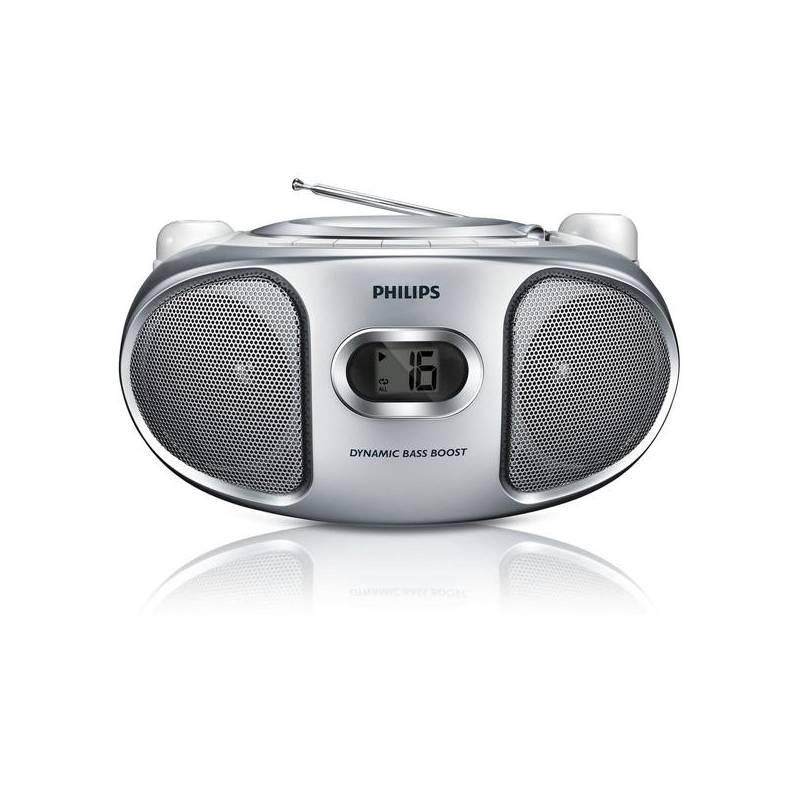 Radiopřijímač s CD Philips AZ105S, radiopřijímač, philips, az105s