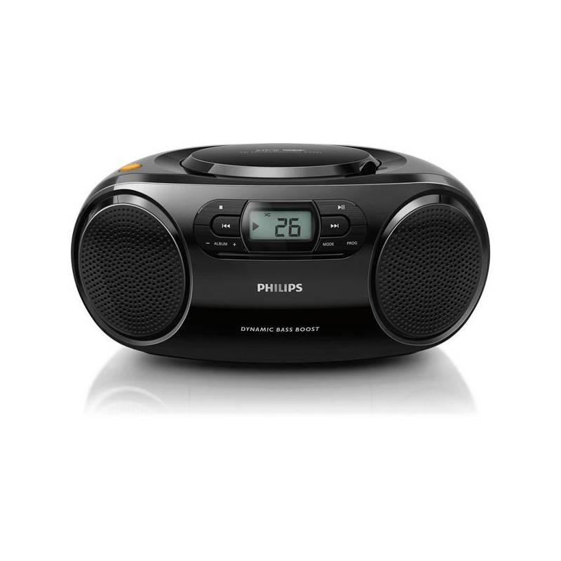 Radiopřijímač s CD Philips AZ320 černý, radiopřijímač, philips, az320, černý