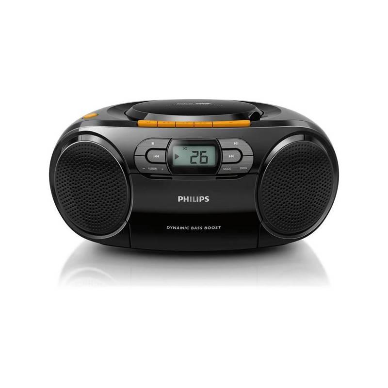 Radiopřijímač s CD Philips AZ328 černý, radiopřijímač, philips, az328, černý