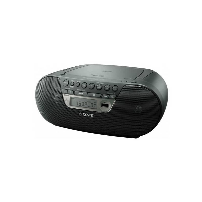 Radiopřijímač s CD Sony ZS-PS30CP (ZSPS30CPB.CET) černý, radiopřijímač, sony, zs-ps30cp, zsps30cpb, cet, černý