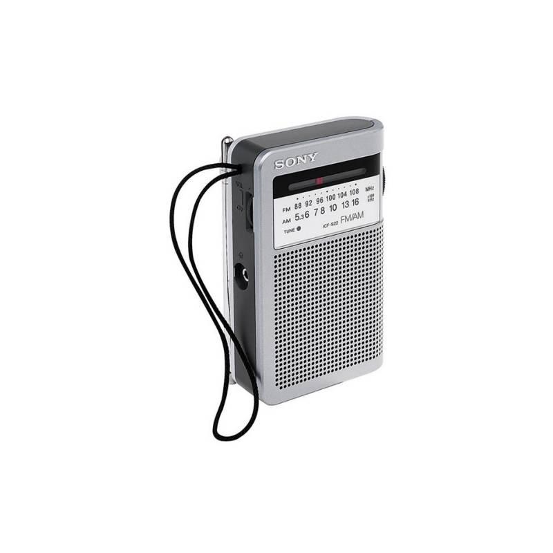 Radiopřijímač Sony ICF-S22 (ICFS22.CEV) stříbrný, radiopřijímač, sony, icf-s22, icfs22, cev, stříbrný