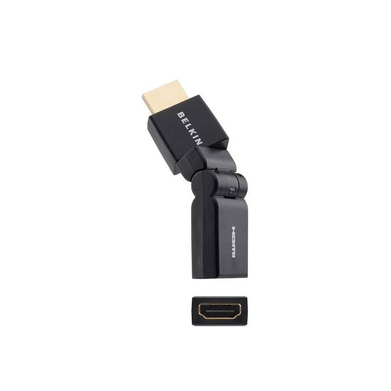 Redukce Belkin HDMI 180° Gold (F3Y039bf) černá, redukce, belkin, hdmi, 180, gold, f3y039bf, černá