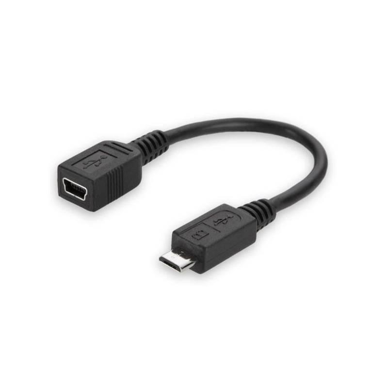 Redukce Belkin USB2.0 MiniB (5-pin) - MicroB (F3S005cp) černá, redukce, belkin, usb2, minib, 5-pin, microb, f3s005cp, černá