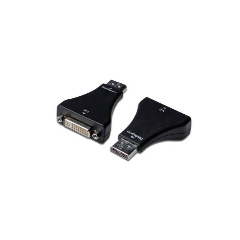 Redukce Digitus DisplayPort M - DVI-I (24+5)/F (AK-340603-000-S) černá, redukce, digitus, displayport, dvi-i, ak-340603-000-s, černá