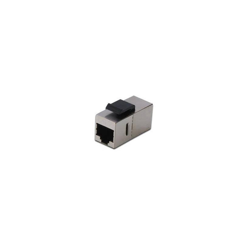 Redukce Digitus RJ45 CAT6A - RJ45 CAT6A stíněná spojka (DN-93906) kov/plast, redukce, digitus, rj45, cat6a, stíněná, spojka, dn-93906, kov, plast