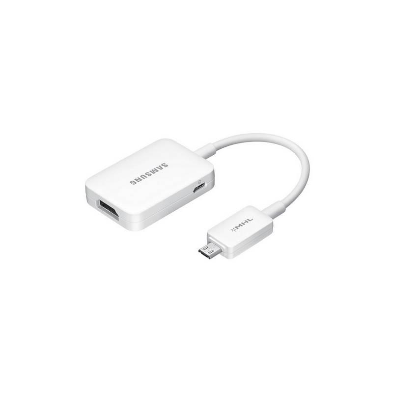 Redukce Samsung HDMI ET-H10FAUWEG pro S4 (i9505) (ET-H10FAUWEGWW) bílý, redukce, samsung, hdmi, et-h10fauweg, pro, i9505, et-h10fauwegww, bílý