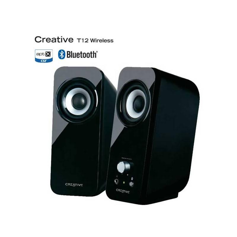 Reproduktory Creative Labs Inspire T12 bluetooth 2.0 (51MF1650AA000) černé, reproduktory, creative, labs, inspire, t12, bluetooth, 51mf1650aa000, černé