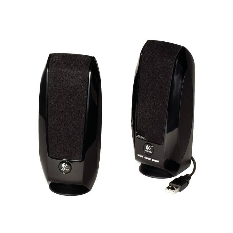 Reproduktory Logitech S-150 2.0 (980-000029) černé, reproduktory, logitech, s-150, 980-000029, černé