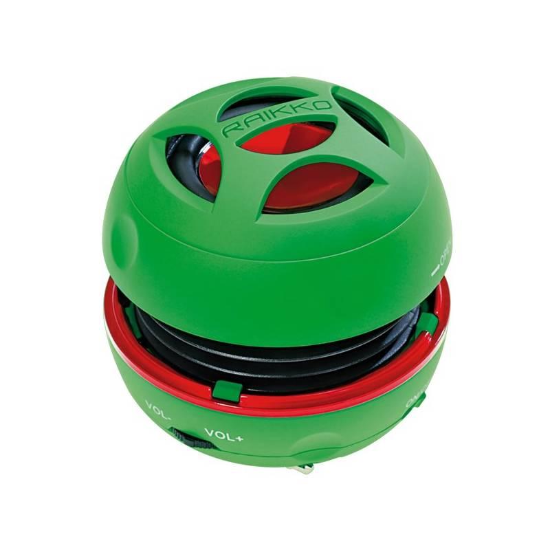 Reproduktory pro MP3 RAIKKO Dance Vacuum zelené, reproduktory, pro, mp3, raikko, dance, vacuum, zelené