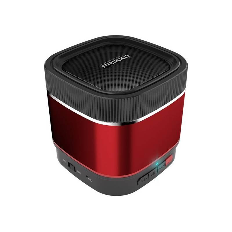 Reproduktory pro MP3 RAIKKO Party X1 Bluetooth červené, reproduktory, pro, mp3, raikko, party, bluetooth, červené