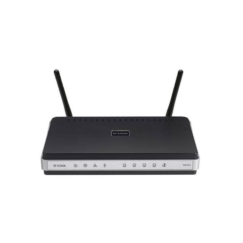Router D-Link DIR-615 (DIR-615) černý (poškozený obal 8213062831), router, d-link, dir-615, černý, poškozený, obal, 8213062831