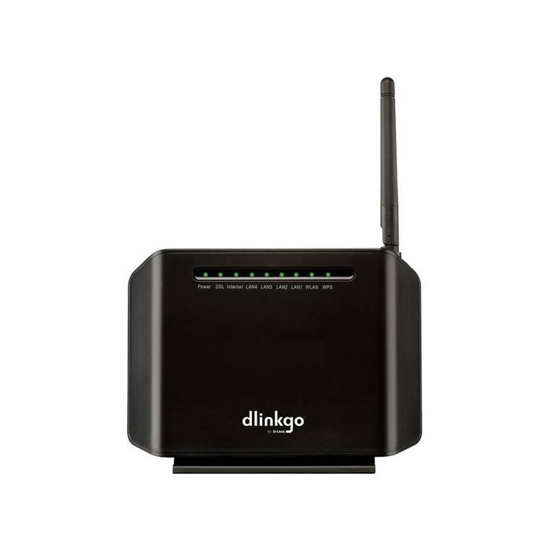 Router D-Link GO-DSL-N151 (GO-DSL-N151/E) černý, router, d-link, go-dsl-n151, černý