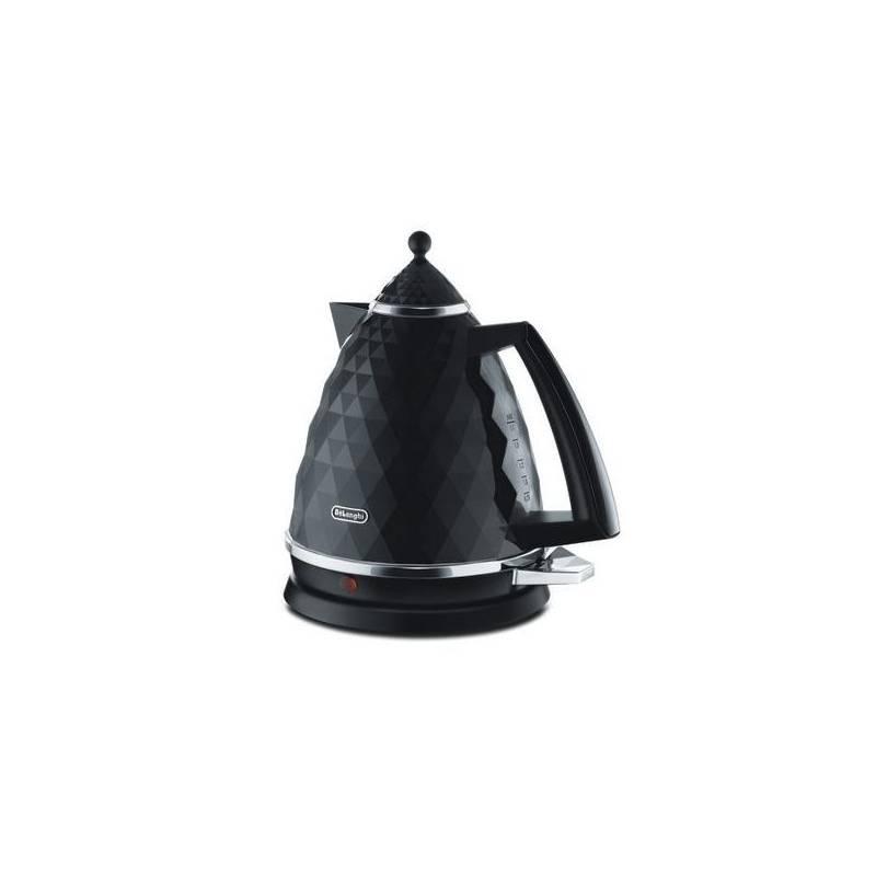 Rychlovarná konvice DeLonghi Brillante KBJ2001BK černý, rychlovarná, konvice, delonghi, brillante, kbj2001bk, černý
