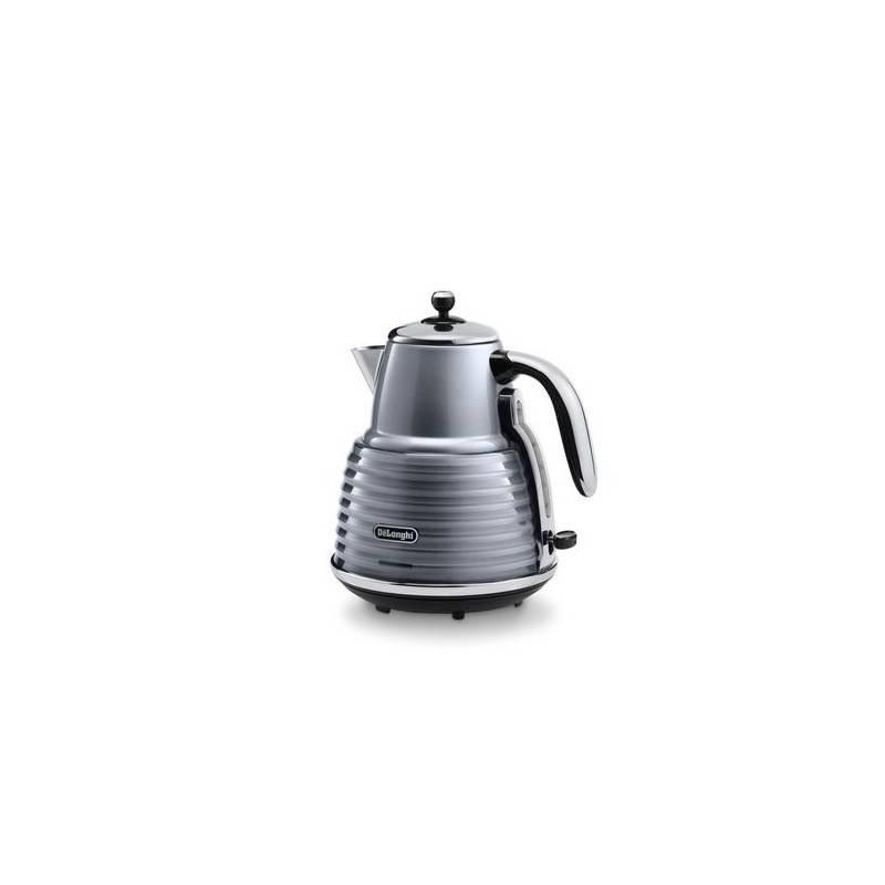 Rychlovarná konvice DeLonghi Scultura KBZ2001GY šedá, rychlovarná, konvice, delonghi, scultura, kbz2001gy, šedá