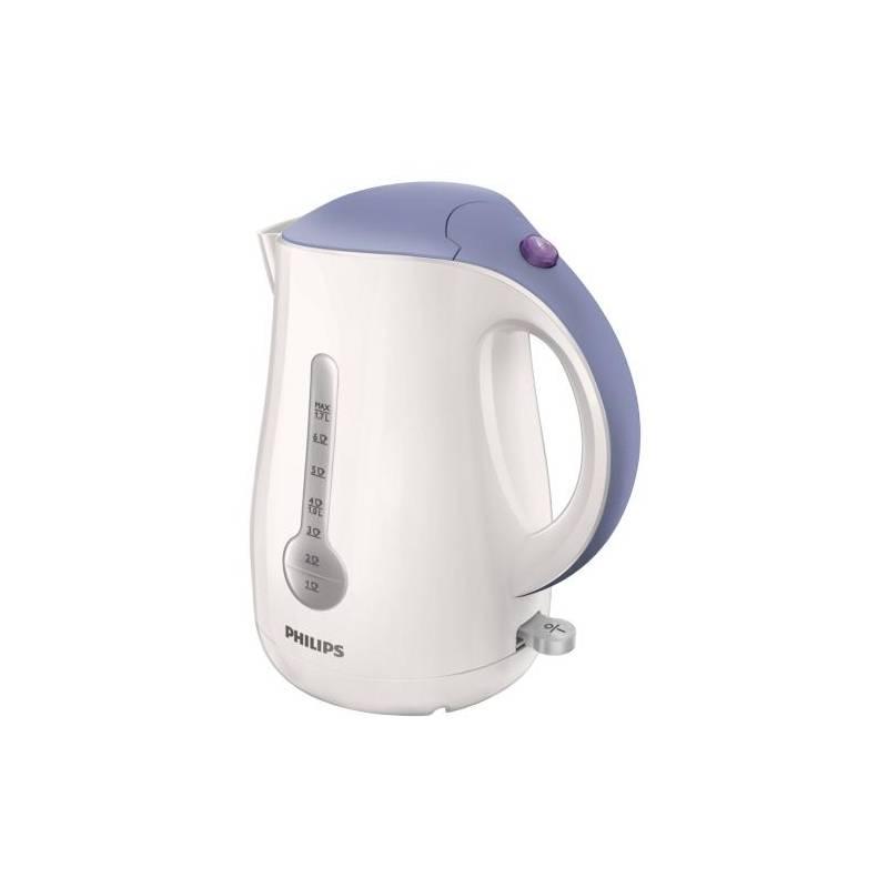 Rychlovarná konvice Philips HD4677/40 bílá/fialová, rychlovarná, konvice, philips, hd4677, bílá, fialová