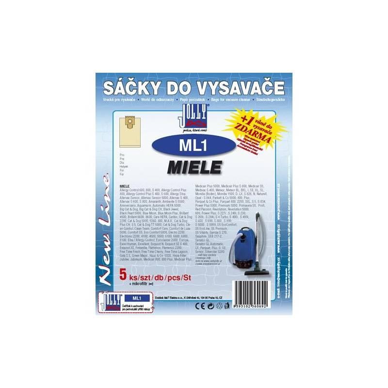 Sáčky pro vysavače Jolly ML 1, sáčky, pro, vysavače, jolly