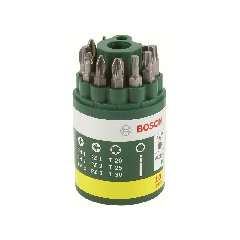 Sada Bosch 10 dílná šroubovacích bitů, sada, bosch, dílná, šroubovacích, bitů