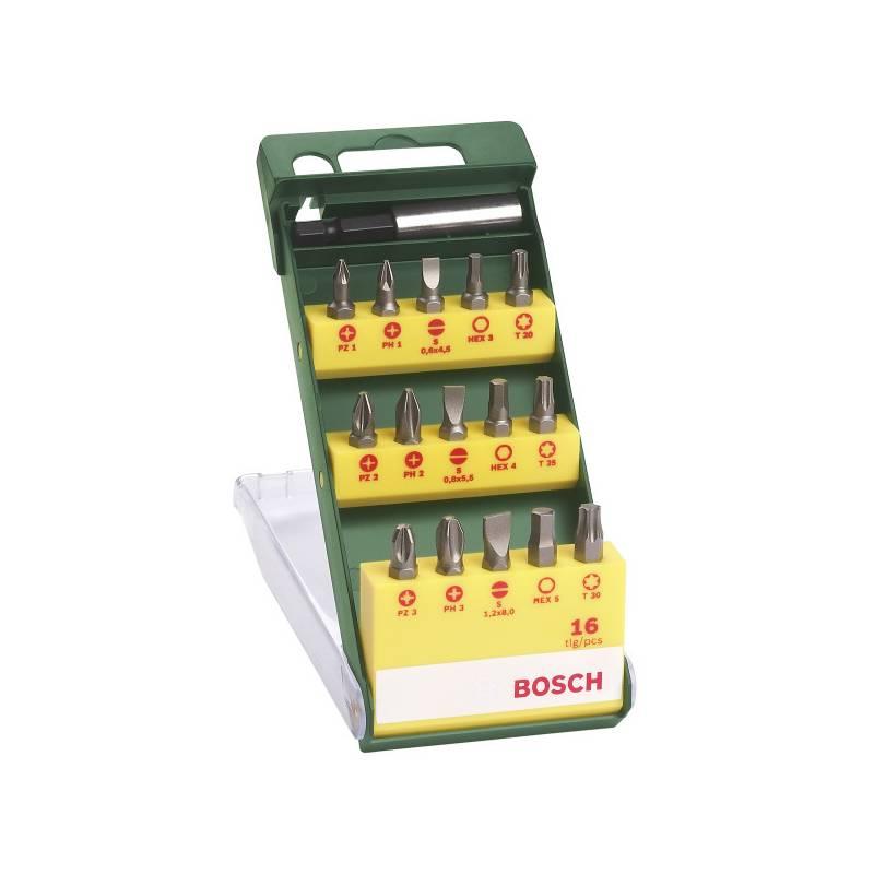 Sada Bosch 16 dílná šroubovacích bitů, sada, bosch, dílná, šroubovacích, bitů