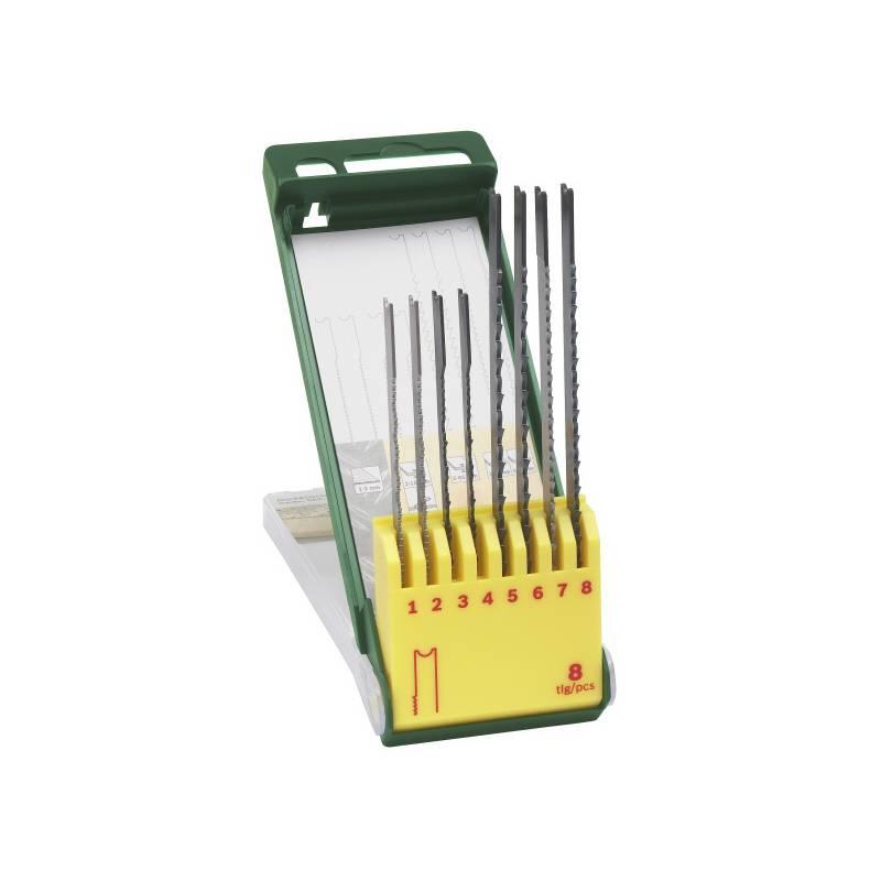 Sada pilových plátků Bosch 8dílná kazeta pilových plátků na dřevo/kov/plast (U-stopka), sada, pilových, plátků, bosch, 8dílná, kazeta, dřevo, kov, plast