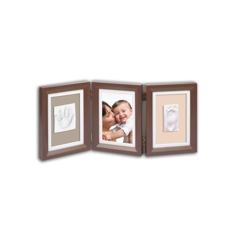 Sada pro otisk Baby Art Rámeček Double Print Frame Brown & Taupe/Beige hnědá, sada, pro, otisk, baby, art, rámeček, double, print, frame, brown, taupe, beige