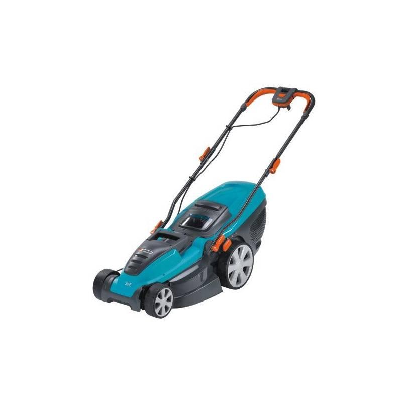 Sekačka Gardena 36 E PowerMax, elektrická černá/modrá, sekačka, gardena, powermax, elektrická, černá, modrá