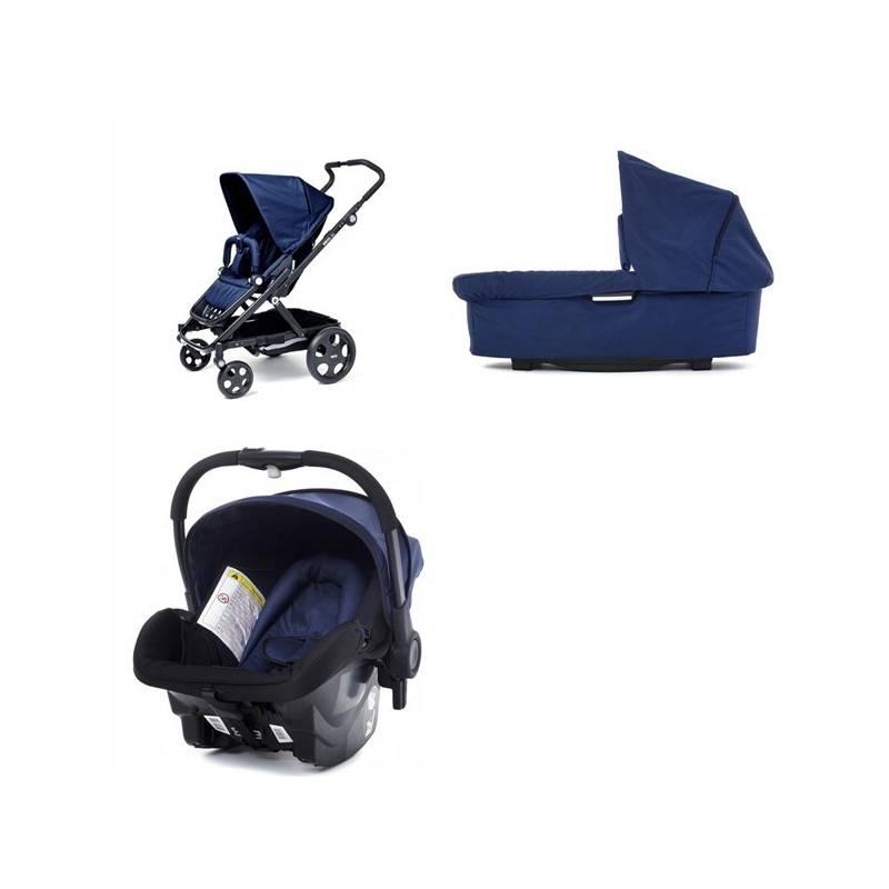 SET kočárku BRIO Go 2013 Navy - modrý/černý rám (Kočárek, Hluboký díl ke kočárku, Autosedačka 0-13 kg), set, kočárku, brio, 2013, navy, modrý, černý, rám, kočárek, hluboký