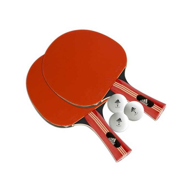 Set na stolní tenis Adidas AGF-10426 Pure, červeno/černá, set, stolní, tenis, adidas, agf-10426, pure, červeno, černá