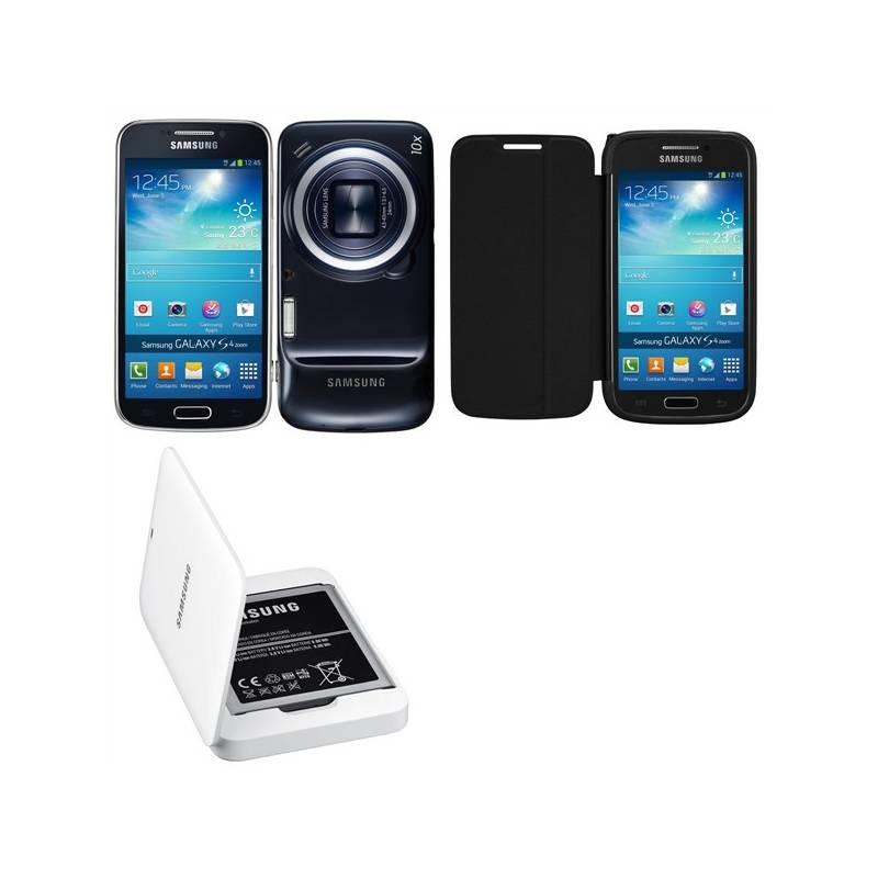 Set výrobků Samsung Galaxy S4 Zoom (C1010) + EF-GGS10FB + EB-K740AE, set, výrobků, samsung, galaxy, zoom, c1010, ef-ggs10fb, eb-k740ae