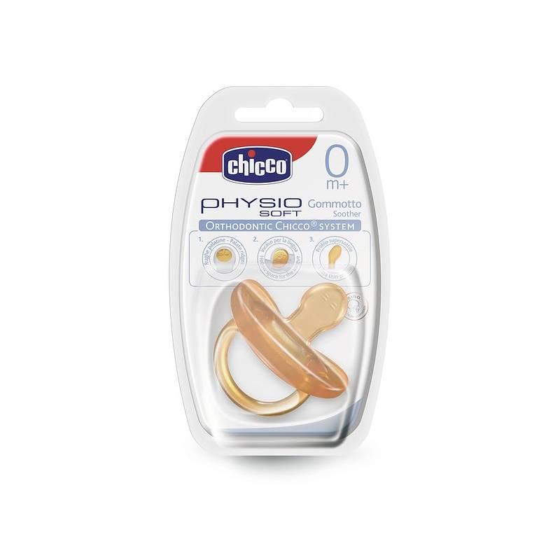 Šidítko Chicco celokaučukové ortodontické, 0+, Šidítko, chicco, celokaučukové, ortodontické