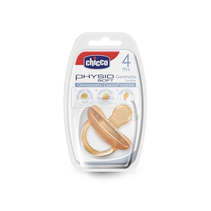 Šidítko Chicco celokaučukové ortodontické, 4+, Šidítko, chicco, celokaučukové, ortodontické