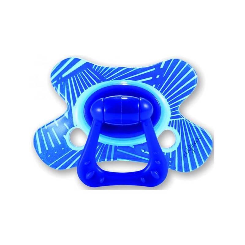 Šidítko Difrax dental 12+ měsíců, paprsky modré, Šidítko, difrax, dental, měsíců, paprsky, modré