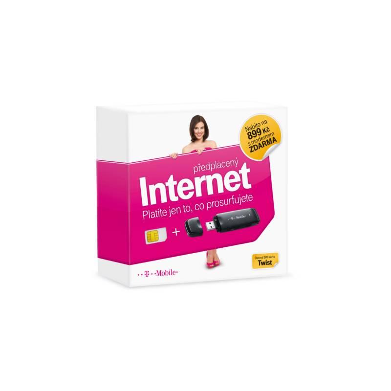 SIM karta T-Mobile SIM s kreditem 899Kč + USB modem zdarma (700917), sim, karta, t-mobile, kreditem, 899kč, usb, modem, zdarma, 700917