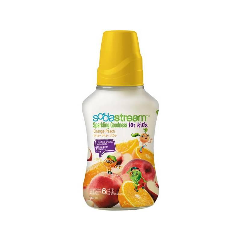 Sirup SodaStream GOODNESS - KIDS Pomeranč, broskev 750 ML, sirup, sodastream, goodness, kids, pomeranč, broskev, 750