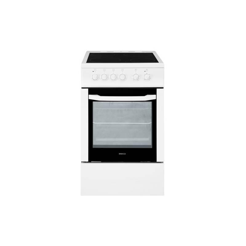 Sklokeramický sporák Beko CSS 57000 GW bílý, sklokeramický, sporák, beko, css, 57000, bílý