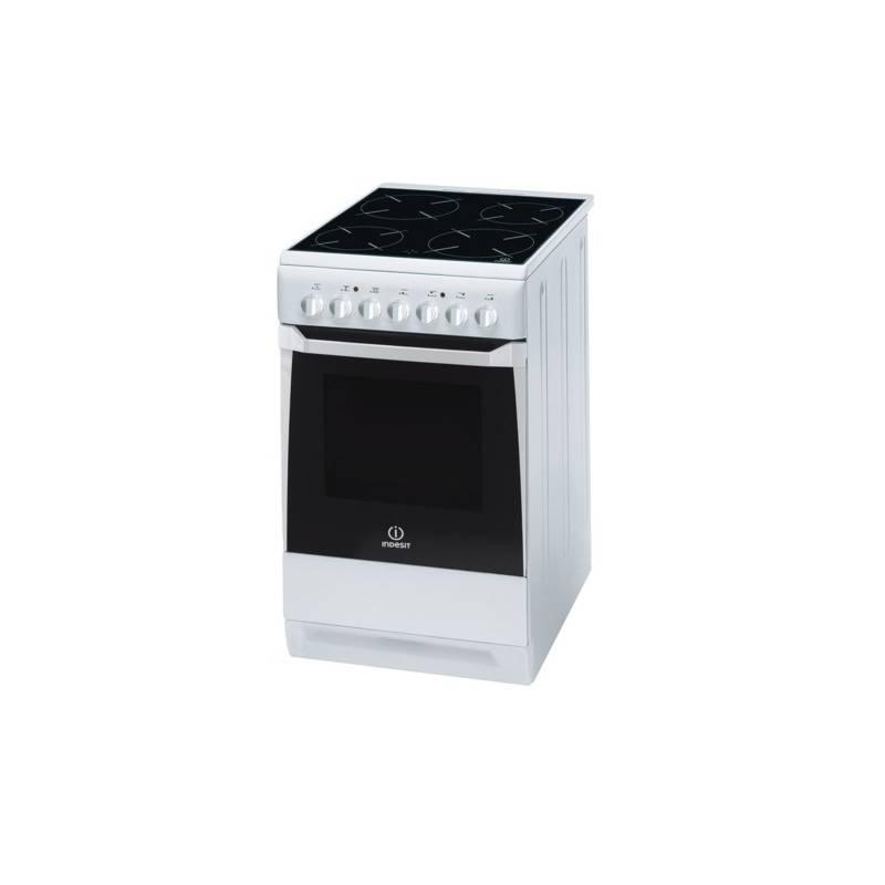 Sklokeramický sporák Indesit Giugiaro KN3C12A(W)/CZ bílý, sklokeramický, sporák, indesit, giugiaro, kn3c12a, bílý