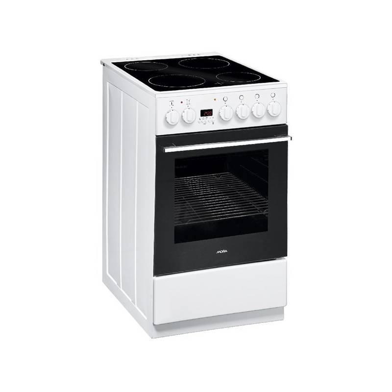 Sklokeramický sporák Mora CS 715 MW bílý, sklokeramický, sporák, mora, 715, bílý