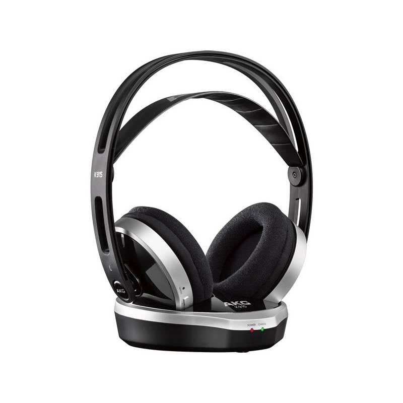 Sluchátka AKG K915 černá/stříbrná, sluchátka, akg, k915, černá, stříbrná