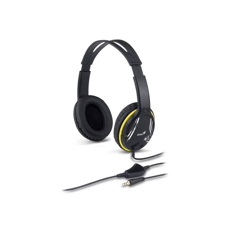 Sluchátka Genius GHP-400A (31710170100) žlutá, sluchátka, genius, ghp-400a, 31710170100, žlutá