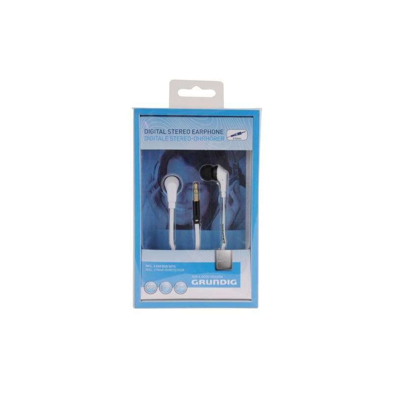 Sluchátka Grundig 48565 do uší bílá, sluchátka, grundig, 48565, uší, bílá
