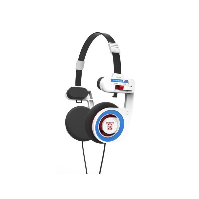 Sluchátka Koss PORTA PRO CZ DOŽIVOTNÍ ZÁRUKA!!! bílá/modrá, sluchátka, koss, porta, pro, doŽivotnÍ, zÁruka, bílá, modrá