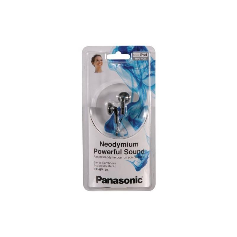 Sluchátka Panasonic RP-HV104E-K černá, sluchátka, panasonic, rp-hv104e-k, černá